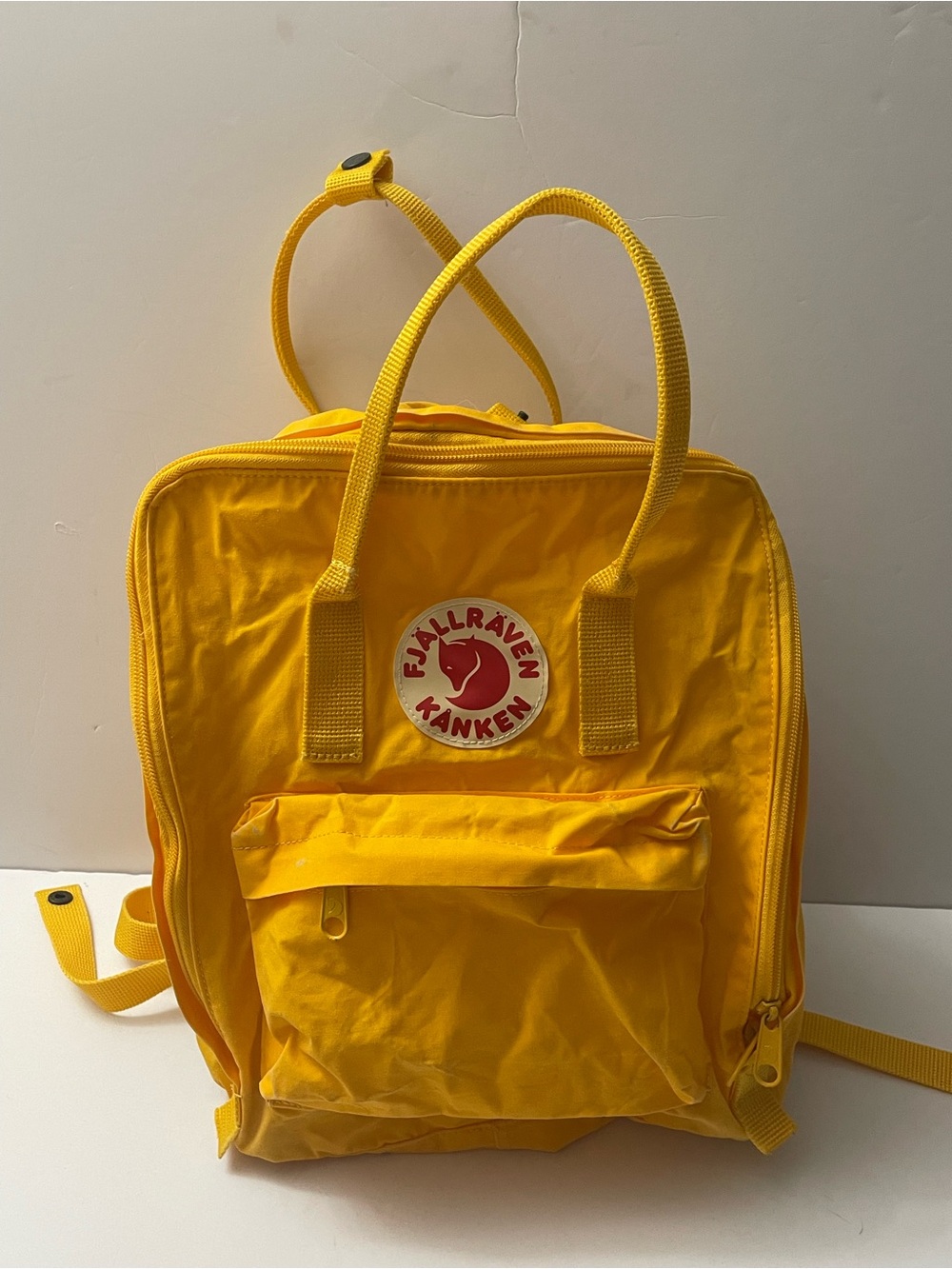 Fjällräven Kånken Backpack in Bright Yellow